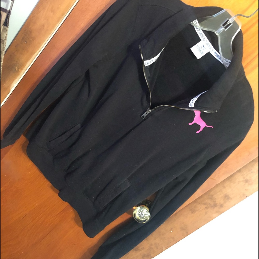 Size small PINK zip up pull over